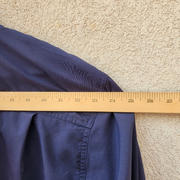 CARHARTT Force Men’s Button Down Shirt 3XL Tall Blue Nylon Workwear - Picture 8 of 12